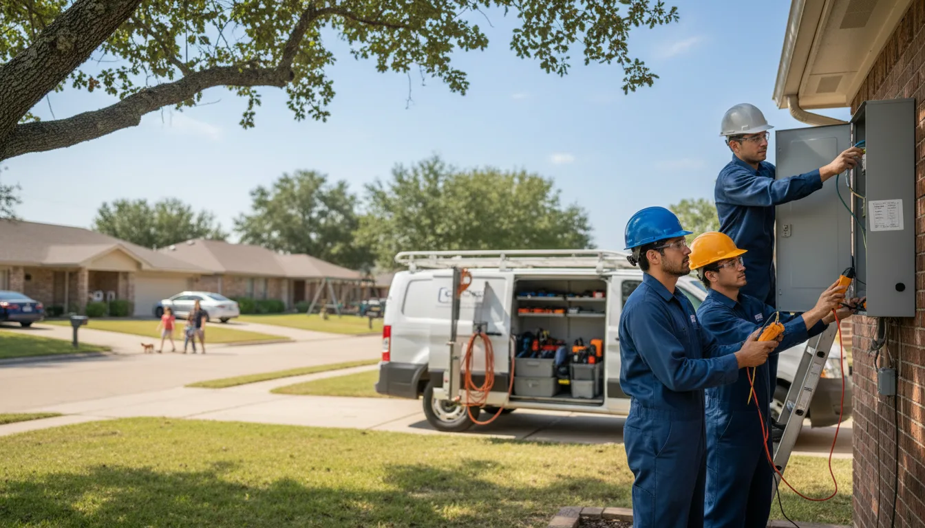 Certified electrician providing emergency electrical services in Crary, ND